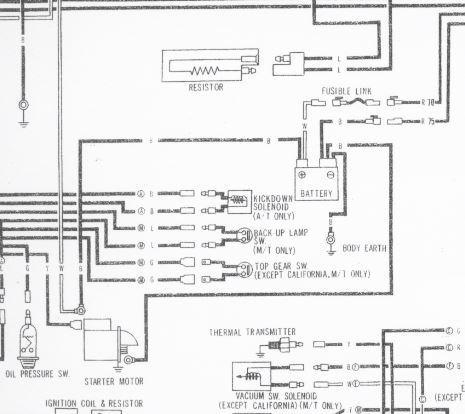 1976 280Z FSM Wiring Diagram - Wiring Diagrams - The ... wiring diagram for 280z v8 
