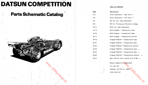 More information about "Datsun Competition parts schematic catalog, complete (old version)"