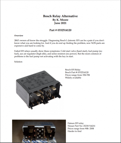 More information about "Bosch Relay Alternative"