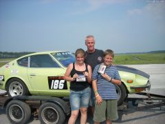 The Kids and I out racing for the day