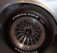 Shelby Cobra wheel closeup