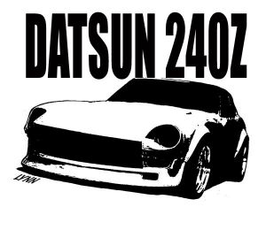 datsun t-shirt design