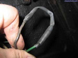 Sealing up Fuel Pump wires from the weather...