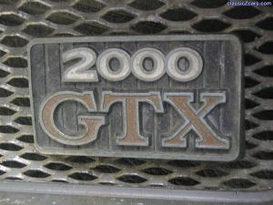 2000GTX Grill Badge