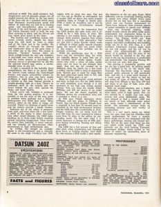 1971 Motorman NZ Magazine 240Z Review Page 03