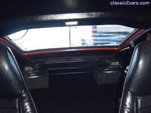 1973 240Z rear interior