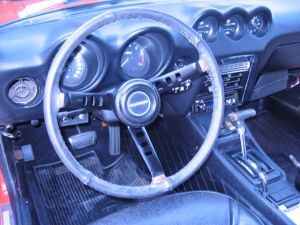 Re-installed steering wheel