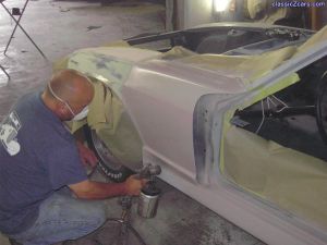 Z CAR Getting its Paint and Body Makeover