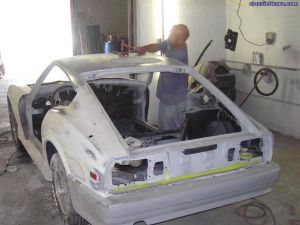 Z CAR Getting its Paint and Body Makeover