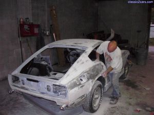 Z CAR Getting its Paint and Body Makeover