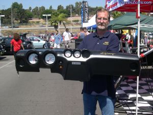 Fiberglass dash and Mark Sr.