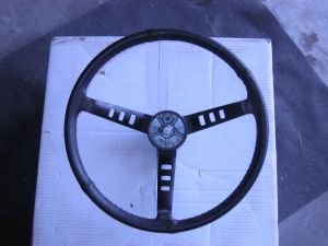 Steering wheel before painting