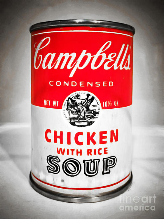 Campbells Condensed Chicken With Rice Soup 20160211 Photograph by  Wingsdomain Art and Photography