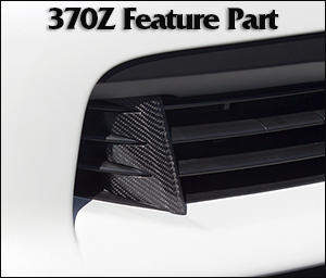 Carbon Fiber Grille Accents, 13-19 370Z