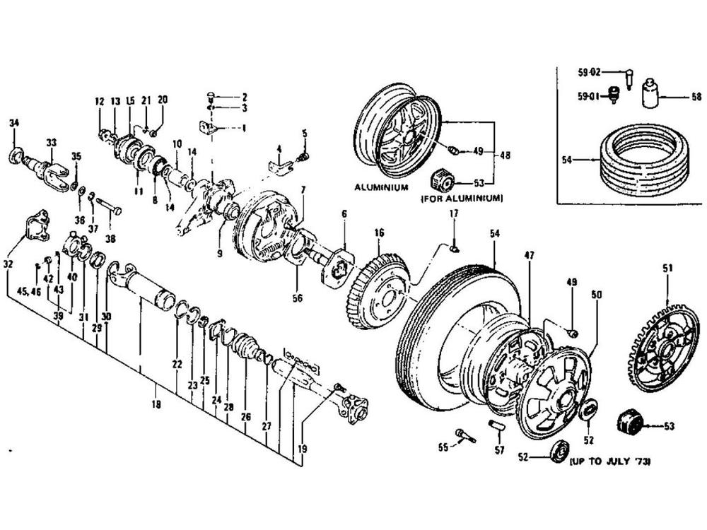 Rear Axle & Drive Shaft