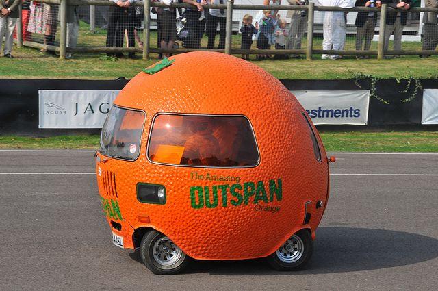 Outspan Orange Car - a photo on Flickriver | Mini van, Honda odyssey,  Orange car