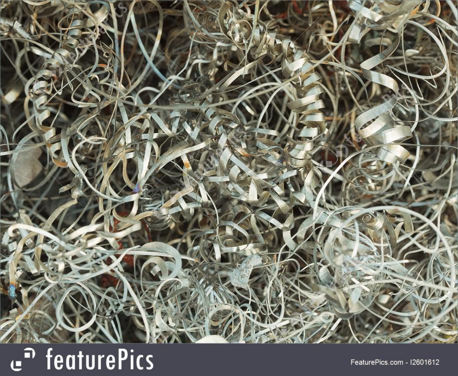 Waste Lathe - Metal Shavings Picture