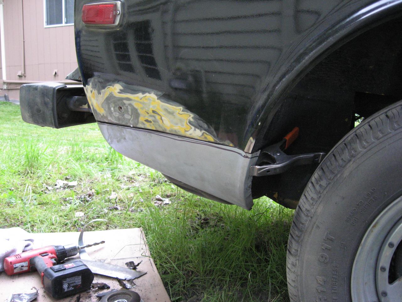 Quarter panel Rust repairs - Body & Paint - The Classic Zcar Club