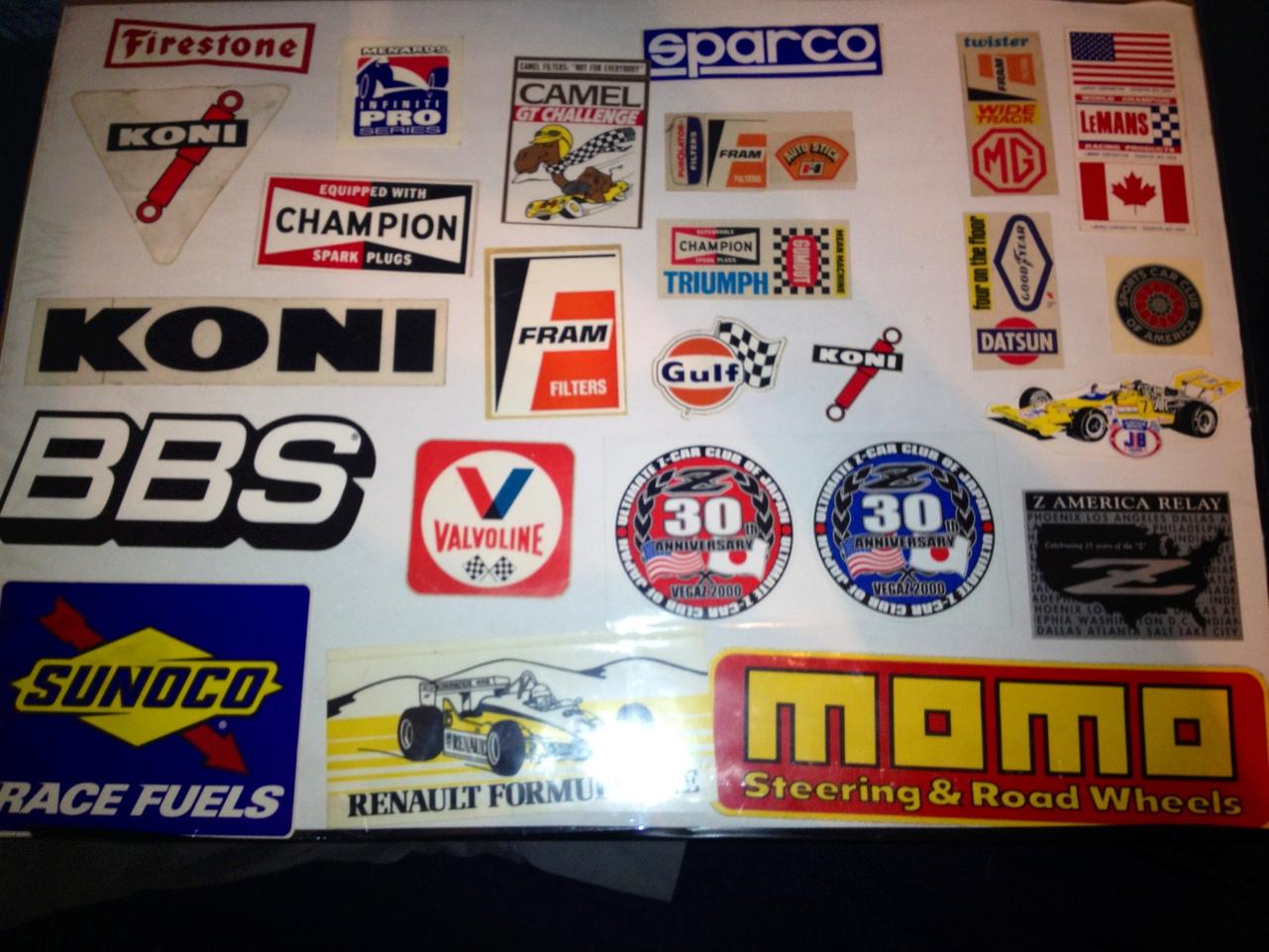 Racing Decals from the 70s - Open Discussions - The Classic Zcar Club