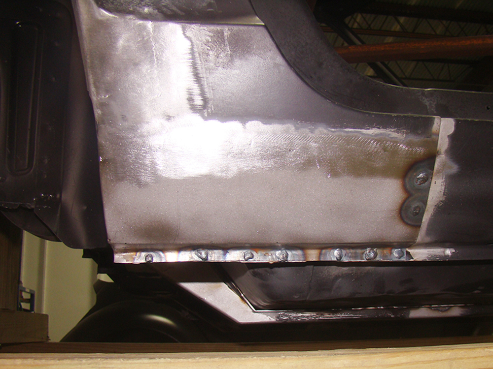 1971 Datsun 240Z - Rear Rocker Corner Repair (13).JPG