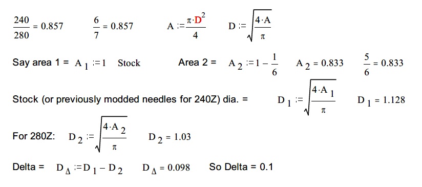 calc for SU needle mod 280Z.jpg