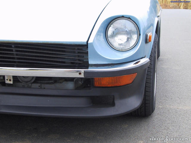 Closeup of front bumper