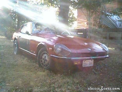 1970 Fairlady Z through sunbeams