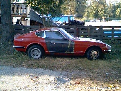 Side view of 1970 Fairlady Z