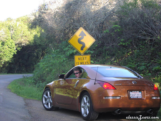 A winding road near Marshall, CA