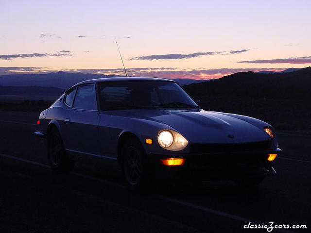 Sunset in eastern Nevada, October 29, 2002