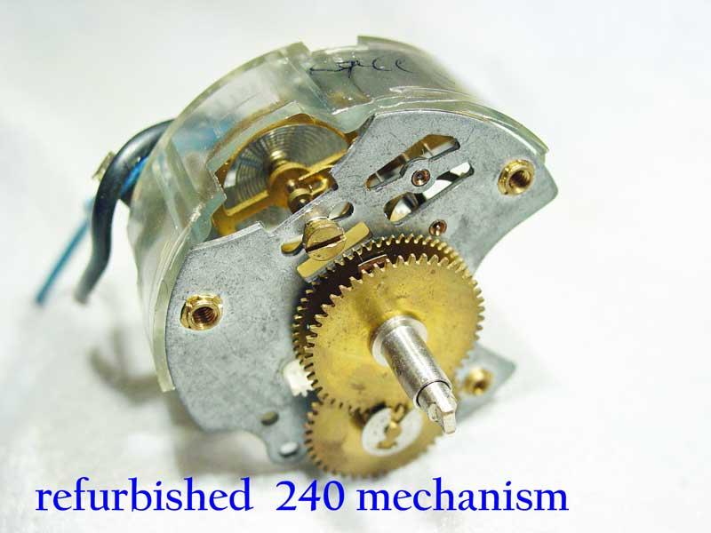 Refurbished 240z clock mechanism