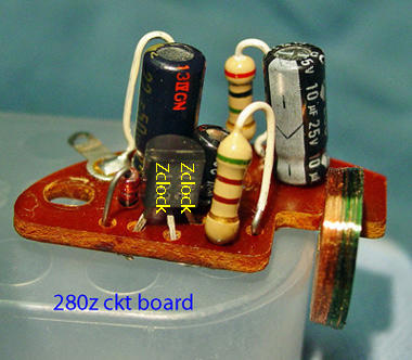 280z clock circuit board