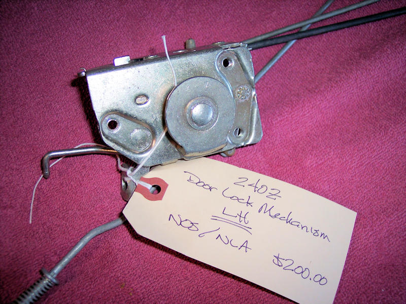 NOS 240Z Door Lock Mechanism – LH - Completed Ads - Classic Zcar Club