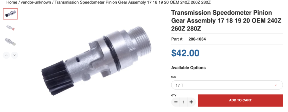 Speedometer Gear Interchangeability - Engine & Drivetrain - Classic ...